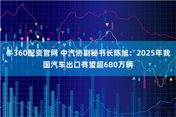 牛360配资官网 中汽协副秘书长陈旭：2025年我国汽车出口有望超680万辆